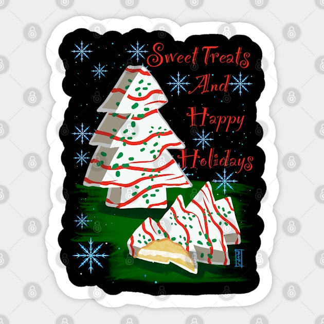 Sweet treats and happy holidays Sticker by Chillateez 